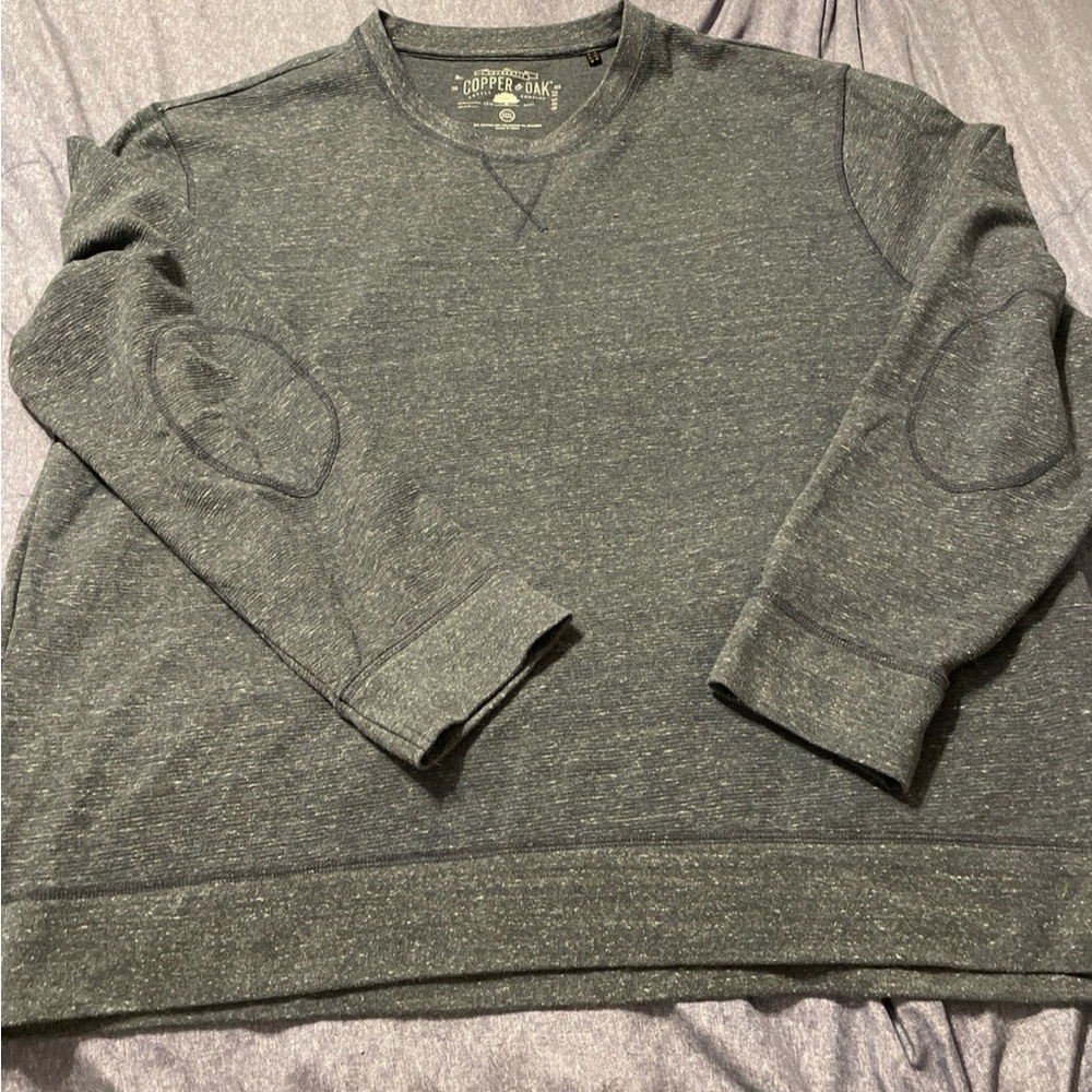 Men’s long sleeve copper & oak blue 3 xl